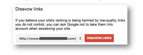 Disavow Links Step 1