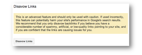 Disavow Links Step 2