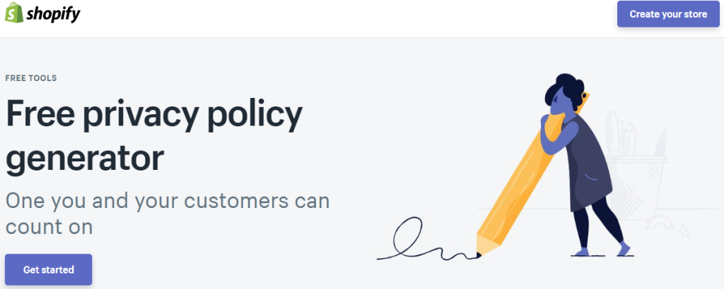Shopify Free Privacy Policy Generator