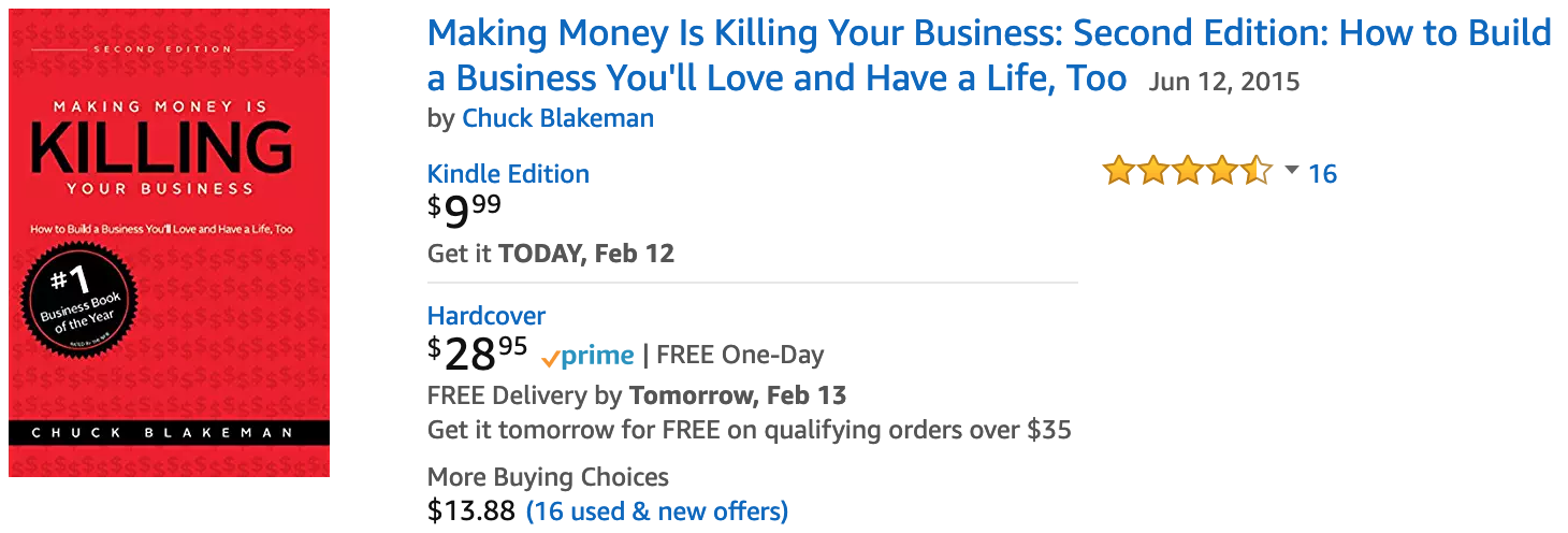 Making Money Is Killing Your Business