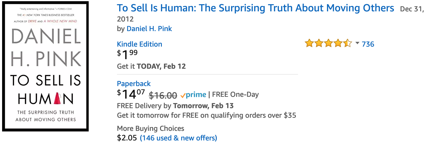 To Sell Is Human