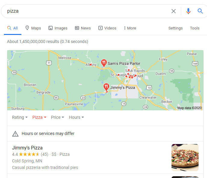 pizza-Google-Search